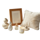 Wabi-Sabi Double-Gourd Vase & Fragrance Decor Set | Neutral Home Styling Bundle
